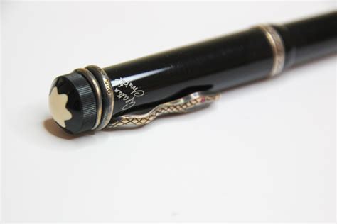 montblanc pen painted